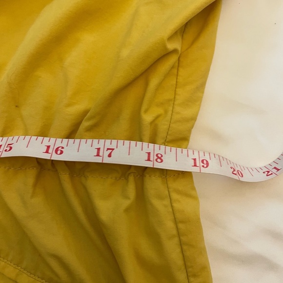 J. Crew size large yellow light windbreaker jacket - Picture 10 of 12
